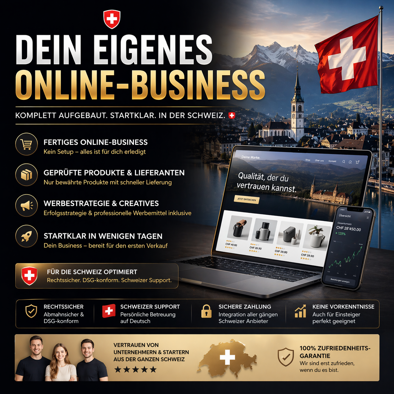 FERTIGER SHOP – HEUTE STARTEN